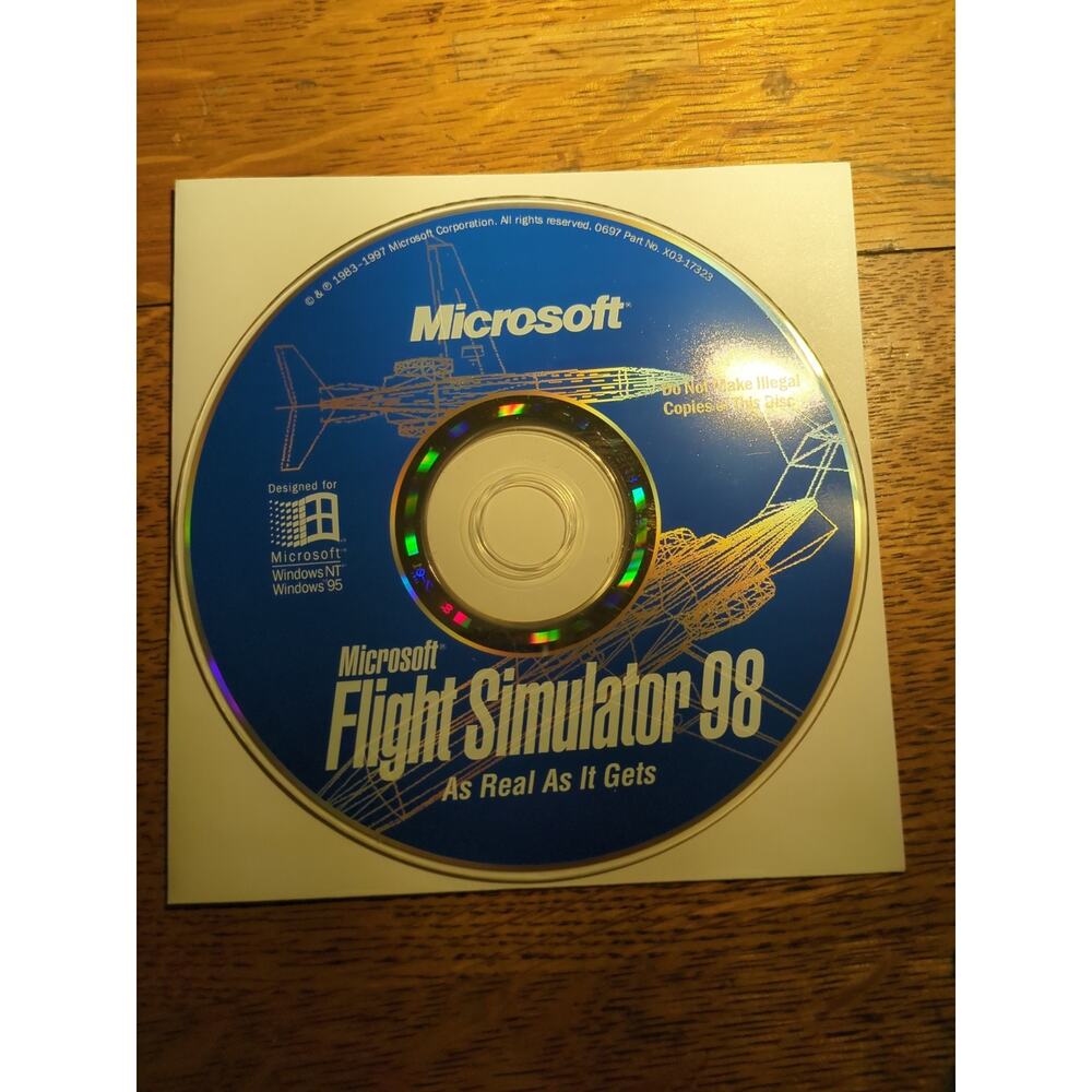 Microsoft Flight Simulator 98 PC CD-rom